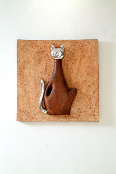 Wandbild SITZENDE KATZE